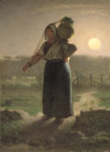 Une laitière, vers 1853 - Jean Francois Millet